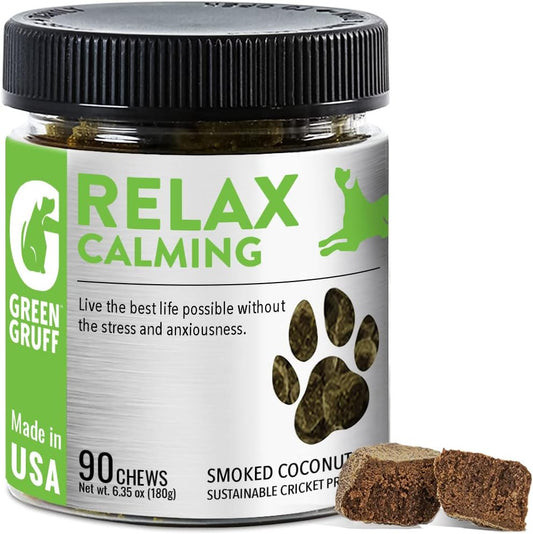 Natural Calming Chews for Dogs separation anxiety